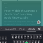 Śląska klawiatura i słownik dla systemu Android oraz iOS